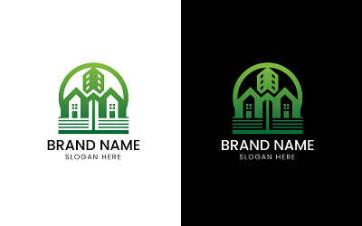 Real estate logo apartment architecture branding building construction home house logo new real estate realtor