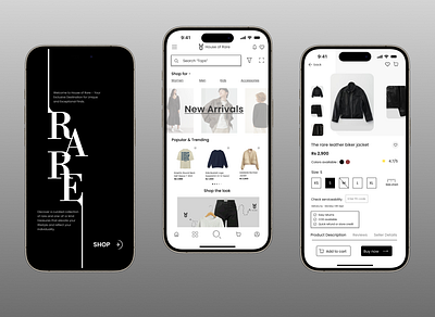 Fashion App designchallenge fashionapp ui uiux