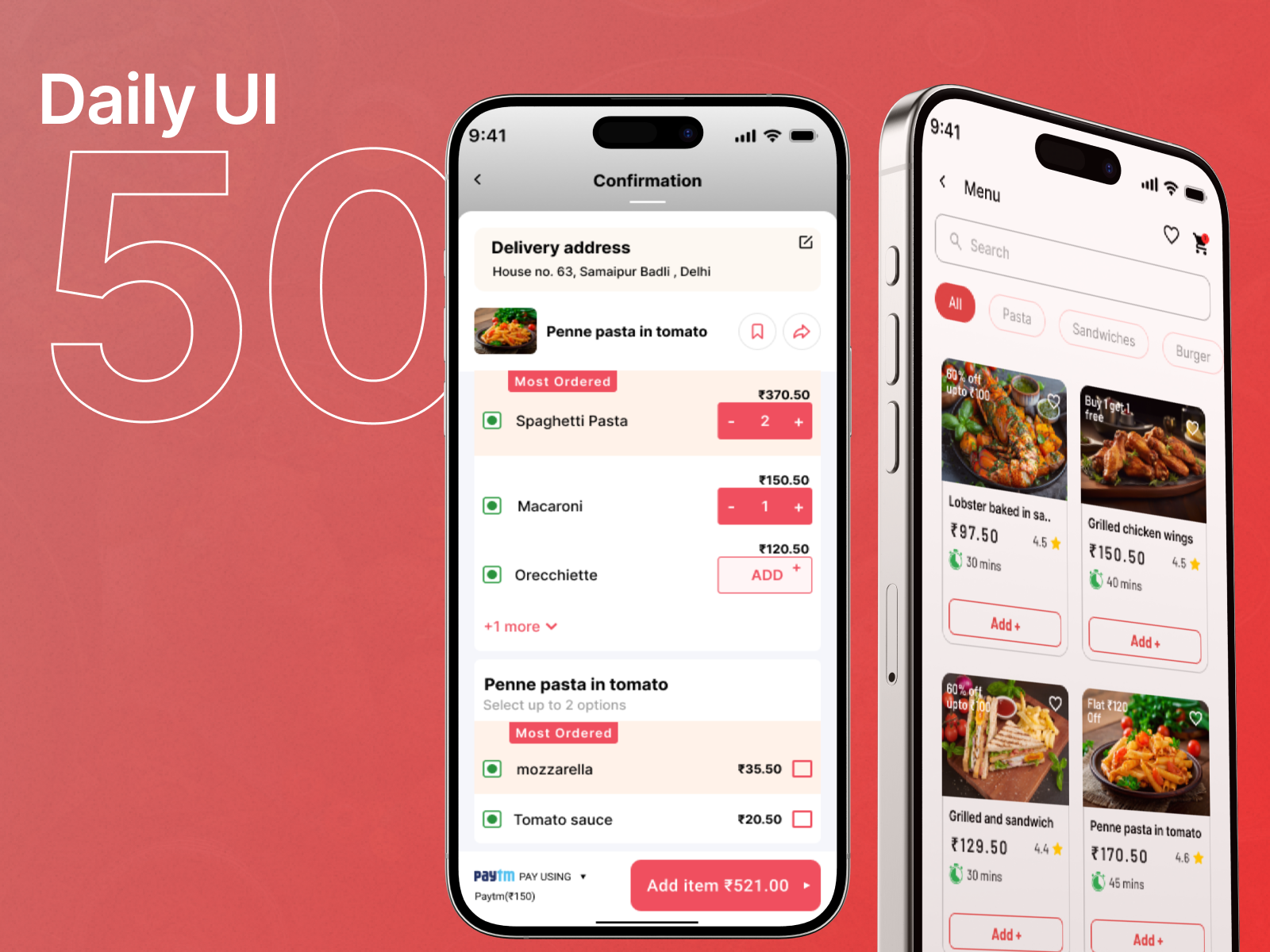 Order form UI Design by Rishabh on Dribbble