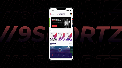 9SPORTZ App Redesign app app redesign design redesign ui ux visual