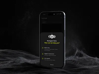 Support Popup app app design application ui design ui ux uxdesign
