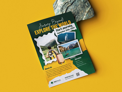 Travel flyer design customizable flyer design flyer flyer design holiday flyer innovative flyer promotion banner travel brochure travel flyer vacation promotion flyer