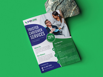 Caregiver flyer design caregiver caregiver flyer customize flyer flyer flyer design leaflet design medical flyer medical poster poster design psd flyer