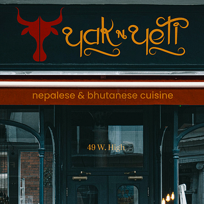 Local Nepali Restaurant gets a New Look! abstract logo branding restaurant