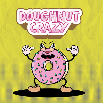 Crazy Doughnut - the art of the sweet tooth branding graphic design illus illustration logo logo design mock up ui vector