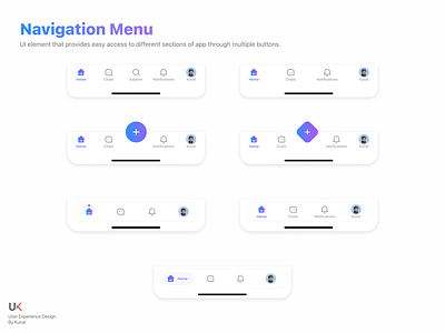 Navigation Menu Tabs 3d actions animation appdesign art branding design graphic design illustration illustrator logo menu motion graphics navigation product tabs ui uiux ux vector