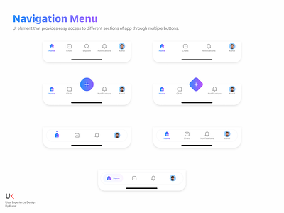 Navigation Menu Tabs 3d actions animation appdesign art branding design graphic design illustration illustrator logo menu motion graphics navigation product tabs ui uiux ux vector