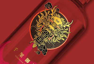 Millennium Baijiu Packaging Design branding graphic design illustration logo logo design