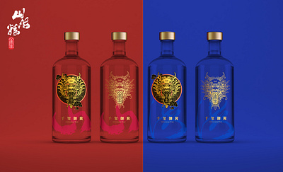 Millennium Baijiu Packaging Design branding graphic design illustration logo logo design