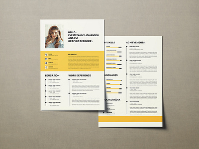 Resume / Cv coverletter cv cvcreative cvindesign cvsimple cvtemplate design graphic design job letterhead portfolio print resume typography vcword workresume