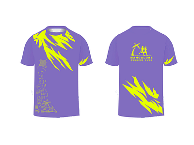 T-Shirt Design : Runners Club design illustration running t shirt