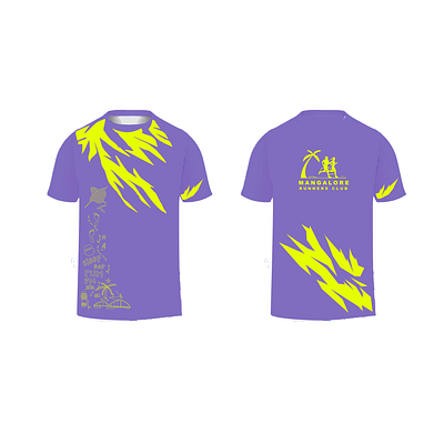 T-Shirt Design : Runners Club design illustration running t shirt