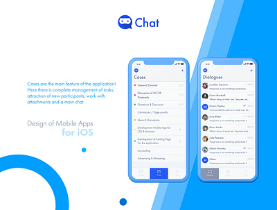 Chat Mobile Application app branding chat dashboard design design system group illustration messages mobile app product design task typography ui ux web design