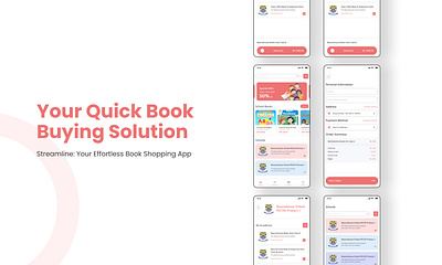 SwiftReads - Your Quick Book Buying Solution app books app branding design design system ecommerce graphic design illustration logo mobile app ui ux