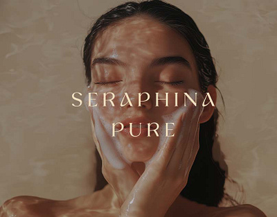 Seraphina Pure - Skin Care Branding, Brand Identity 3d animation brand identity branding cosmetic graphic design illustration logo motion graphics poster skin care socail media post ui