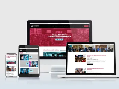 Conference Website Digital Design branding business conference graphic design illustrator indesign photoshop web design website