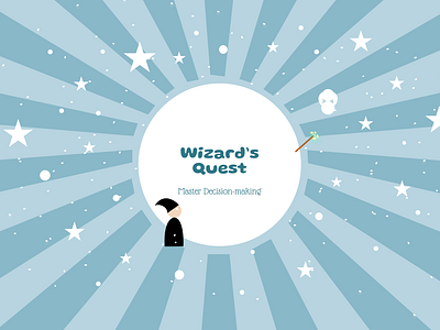 WIZARD'S QUEST - Master Decision Making edtech game game game design harrypotter illustration magic ui user experience ux wizard