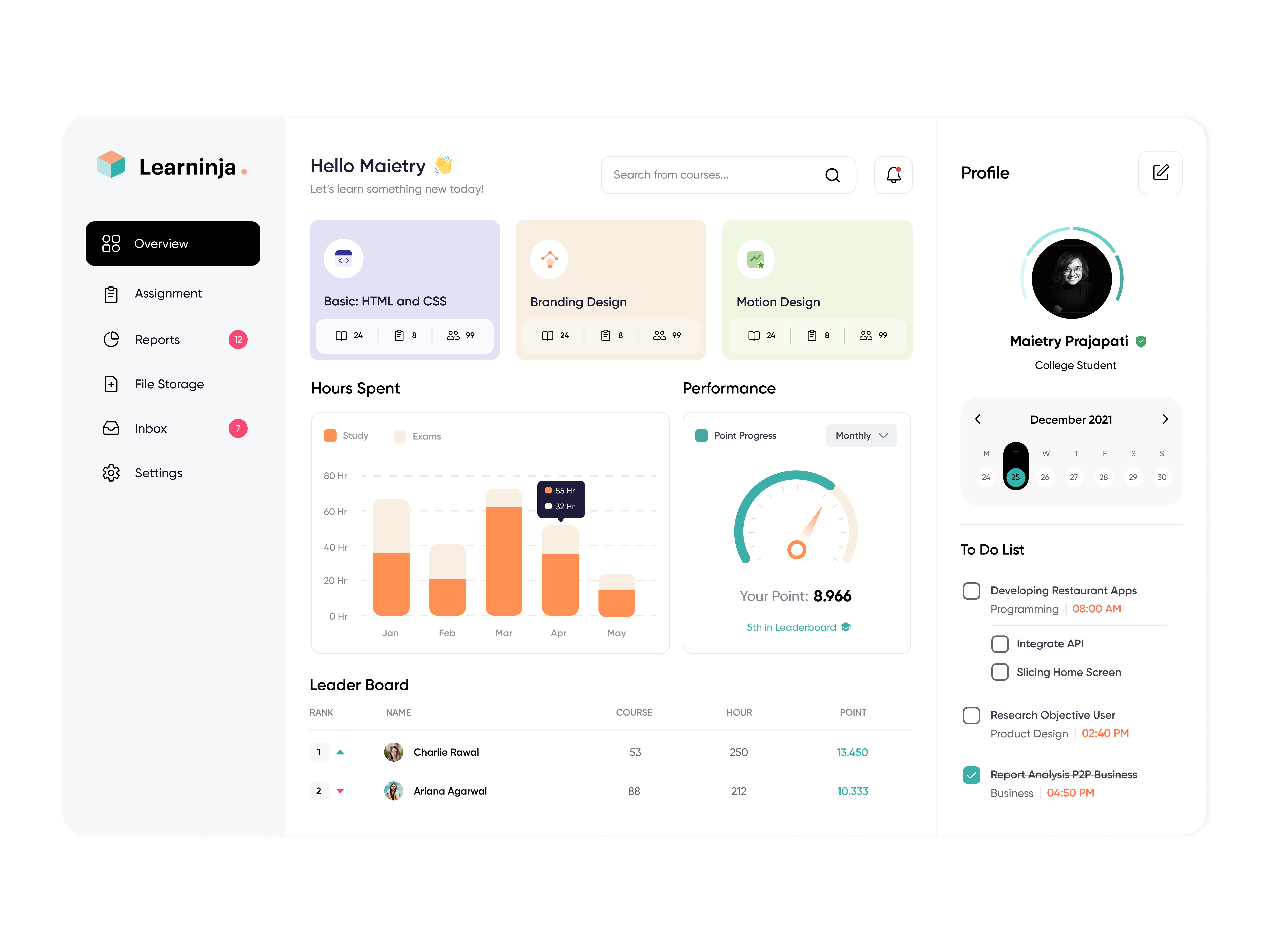 Example of Digital Product Designer