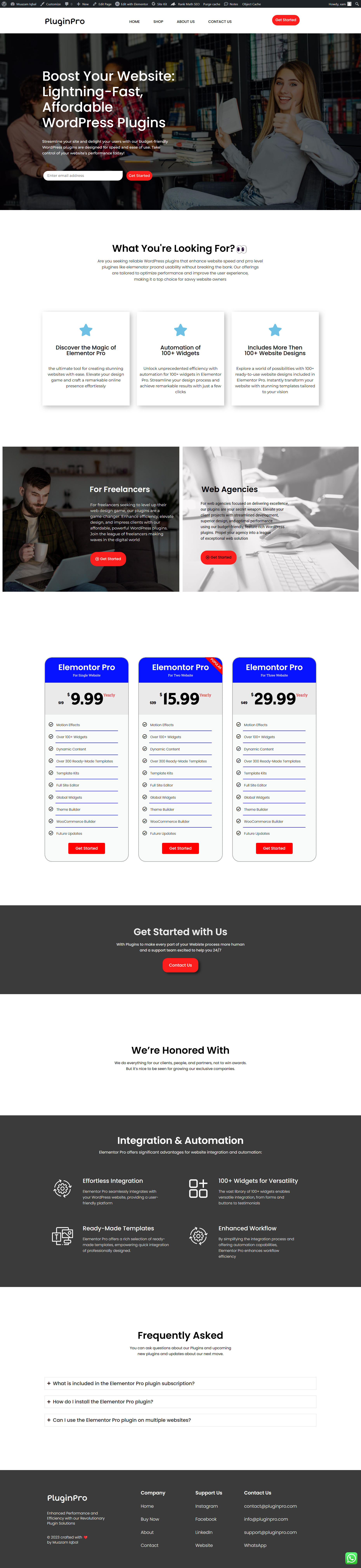 Tools & Plugins selling Website business website elementor plugins website tools site web design web developer wordpress