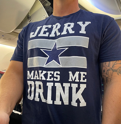 Jerry Makes Me Drink Shirt design illustration