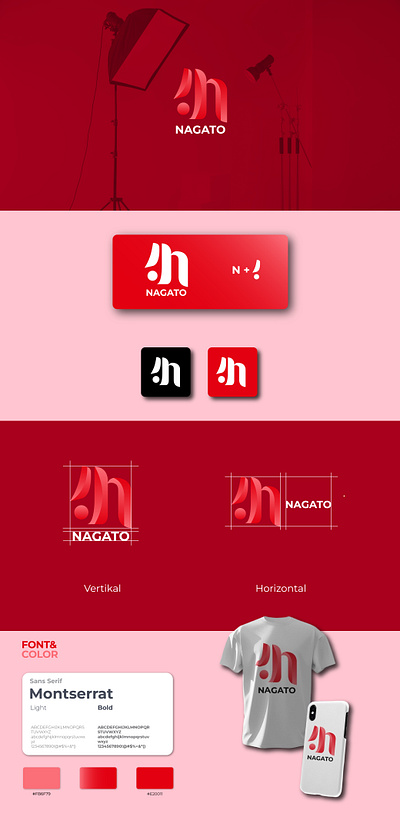 professional logo design company logo business - NAGATO