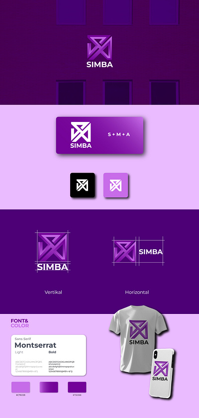 real estate logo design professional business - SIMBA