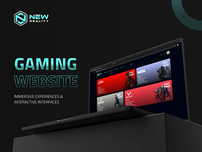 Gaming Website Design 3d animation branding design graphic design illustration logo ui ux vector