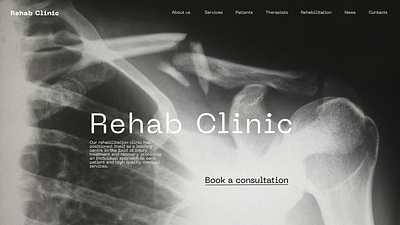 Landing Page for clinic branding figma landing page ui ui design uiux ux design web sites webdesign