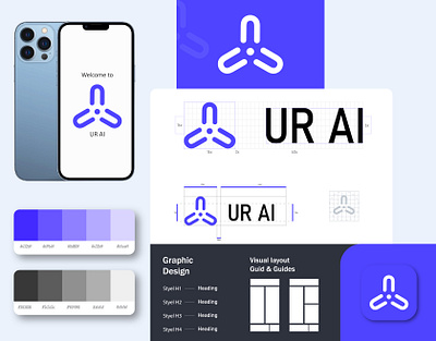 UR Ai Ai Abstract Logo Design ai logo best logo brandidentity branding brandlogo business logo company logo creative logo graphicdesign logo logobrand logoconcept logodesign logodesigner logoplace logos logotype modran logo u letter logo ur ai logo