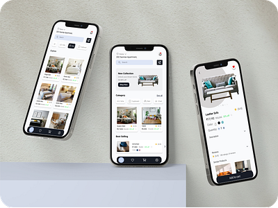 Furniture App branding design challenge furniture app logo mobile design mockup ui ux