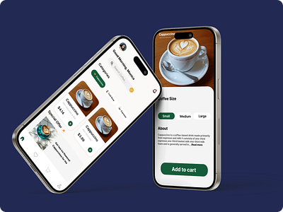 Coffee App app design branding dashboard design food app graphic design illustration ui ui ux ux