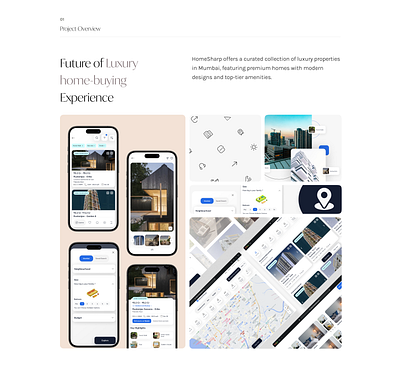 HomeSharp-Real Estate Platform branding graphic design logo ui