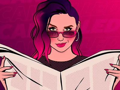 Abigail Barlow - Cancelled Single Cover Art Contest album art cartoon comic cover art illustration