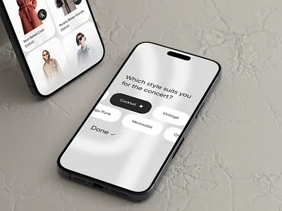 Jaspur AI - Brand and Style selection ai app apple pay cards clean iphone minimalistic mobile modern payment shopping sleek style ui ux