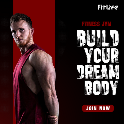 GYM- POSTER DESIGNS ad post brand branding fitness fitness design fitness post graphic design instgram post poster design