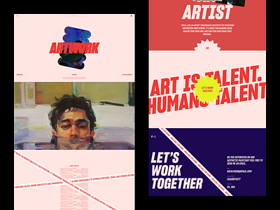 UI/UX For Artwork - Artist Website art exhibition ui art landing page art portfolio design art store ui artist portfolio artist website concept artwork website clean art ui contemporary art ui creative portfolio design creative showcase digital art gallery illustration portfolio minimalist portfolio modern artist ui online art showcase personal art website ui for artists visual art design web design for artists