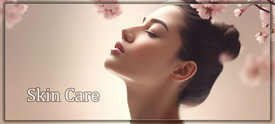 Skin Care Web Post 3d animation graphic design logo motion graphics