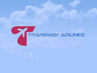 Transway-Airlines-Logo app branding design graphic design illustration logo logos typography ui vector