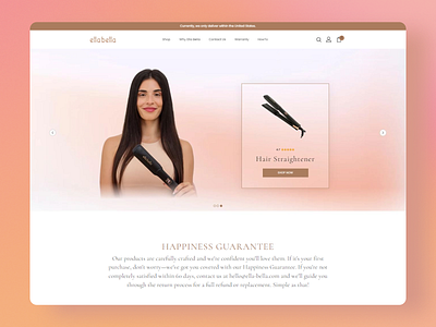 Ella-bella.com Shopify e-store design and eCommerce development animation beauty brand beauty webstie branding e store ecommerce freelance agency freelancer illustration landing page logo design shopify shopping web ui ux uiux web web developer web development website website design