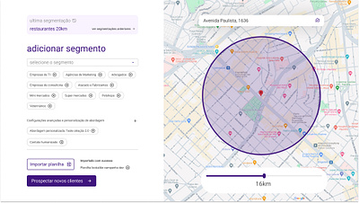 Lead generation for B2B companies 2024 b2b dashboard find form ia leads map saas ui