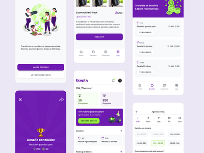 Ecoplay - Sustainable App mobile design ui ux