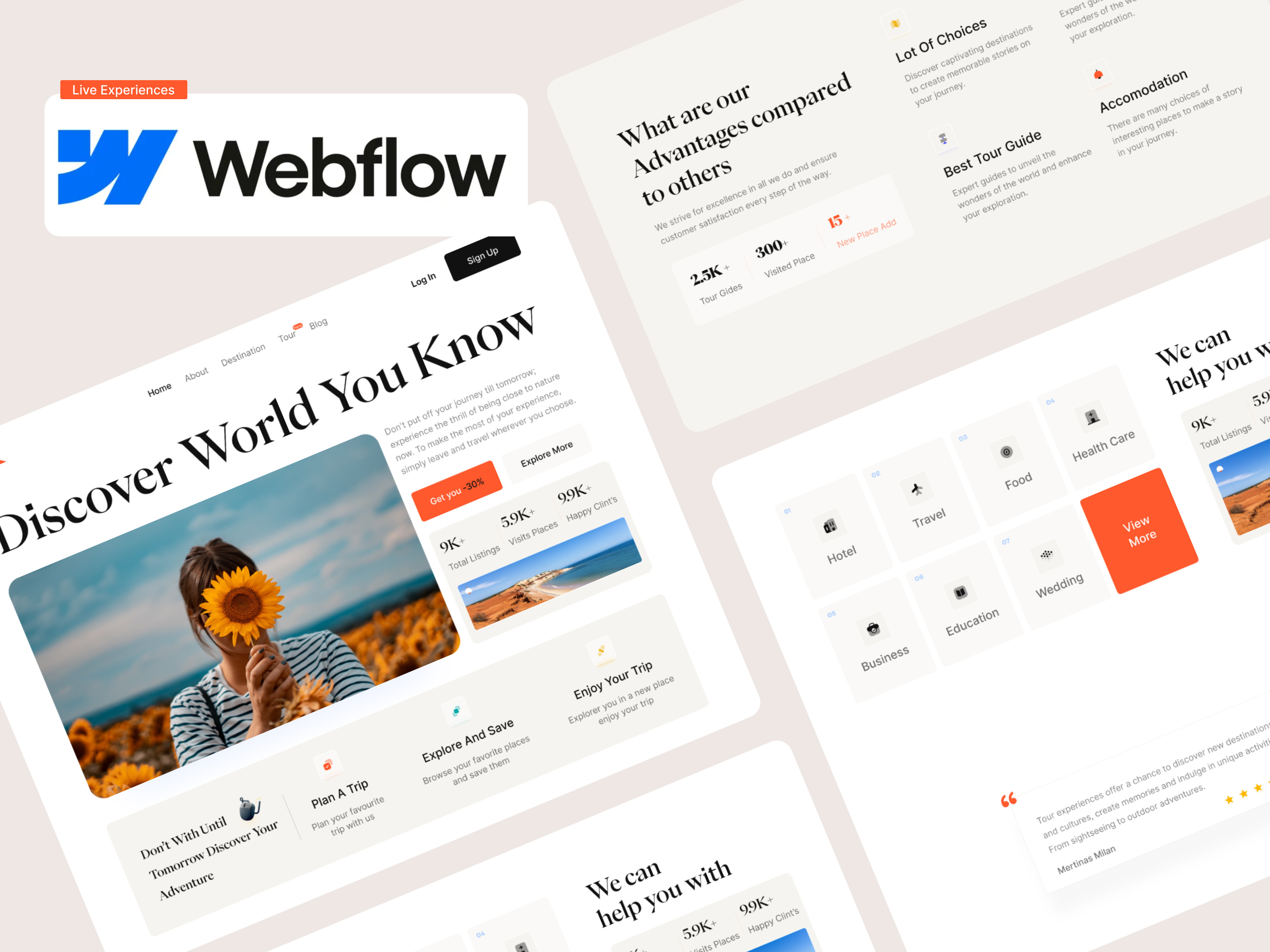 Example of Website Design  Uiux Design