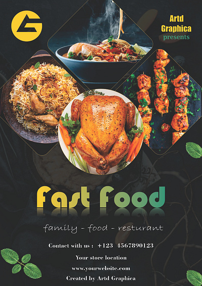 Food Flyer graphic design