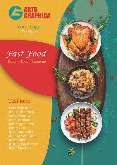 Food Flyer graphic design