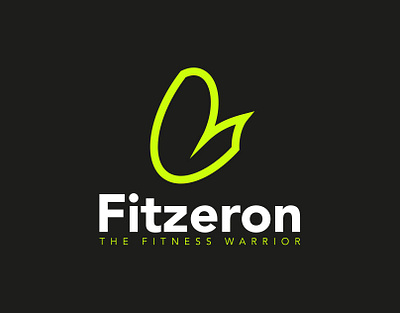 Fitzeron Logo for Fitness Brand abstract logo brand identity brand presentation branding logo logo creation logo design logo idea logo mark logo process