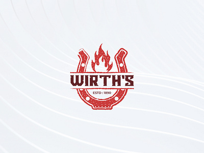 Vintage Wirth's Logo Design branding design foodlogo graphic design identity illustration letters logo logocreate logocreation logodaily logomark logotype simple wirth logo