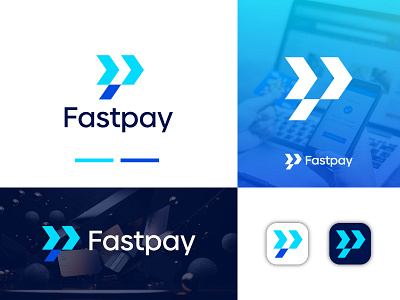 Fastpay - payment logo design branding app logo brand identity branding checkout company credit card fastpay finance logo letter monogram logo design logo design branding modern logo pay payment payment gateway payment logo saas technology wallet logo design