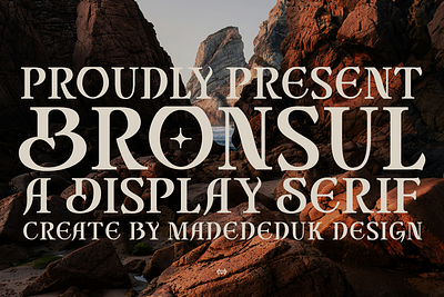 Bronsul Serif Display Font black friday sale font blackletter font christmas font classic serif classy serif display serif elegant serif headline invitation font logotype nostalgic font retro serif serif typography unique valentine font victorian font vintage serif webfont wedding font