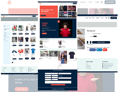 Online Fashion Store elementor pro fully responsive seo optimization wordpress design