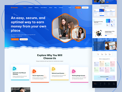 PTC Website ads earning dashboard design earning easy earning easy income marketplace minimal ptc website ui ui design ui ux design web design website website design